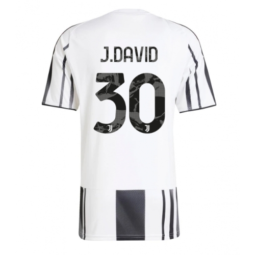 Billige Fotballdrakt Juventus Jonathan David #30 Replika Hjemmedrakt 2025-26 Kortermet Billige Fotballdrakt Juventus Jonathan David #30 Replika Hjemmedrakt 2025-26 Kortermet
